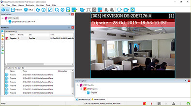 AllGoVision Alarm in IndigoVision Control Center